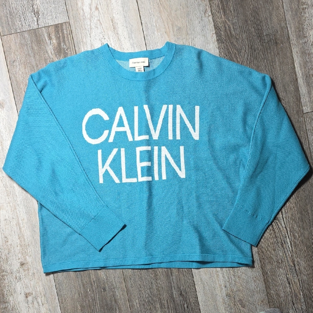 Calvin Klein | Knit Spellout Crewneck Pullover Sweater